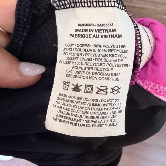 Nike Dri-FIT Tempo Running Shorts Black Pink Mesh Trim Small - Picture 7 of 8